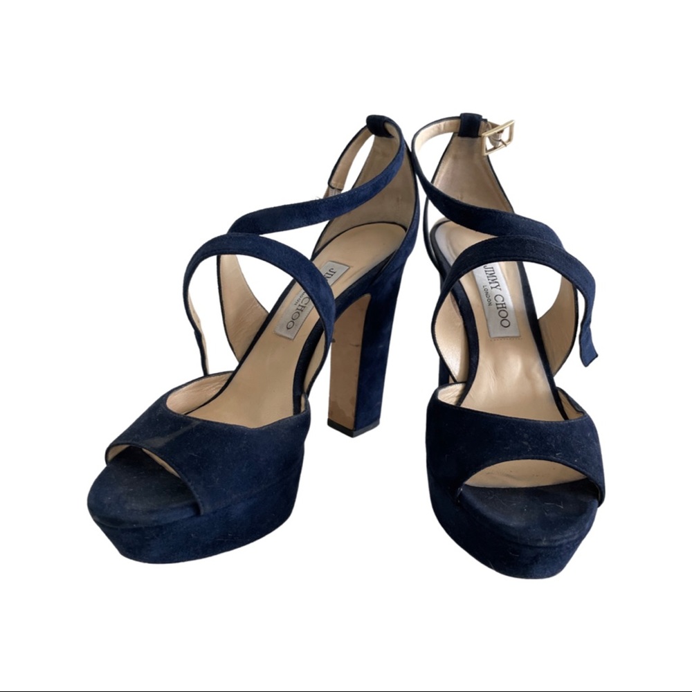 ‼️ SOLD Jimmy Choo Suede Platform Sandals